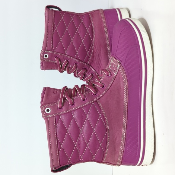 Crocs Allcast leather duck Chukka boots womans size 11 - Picture 5 of 16